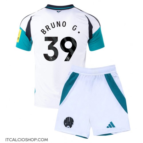 Newcastle United Bruno Guimaraes #39 Terza Maglia Bambino 2024-25 Manica Corta (+ Pantaloni corti)